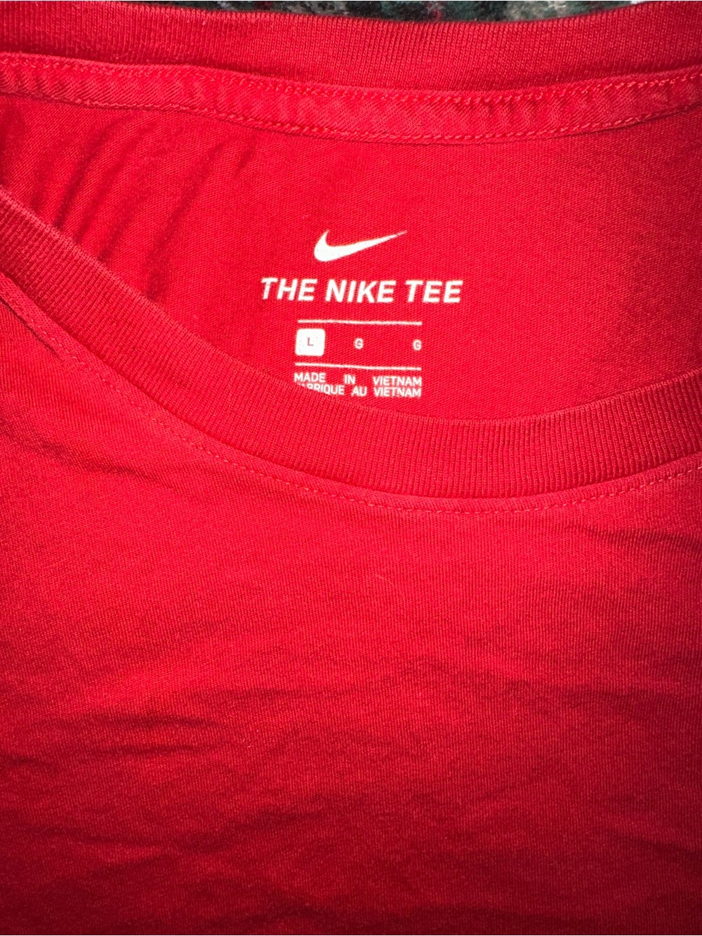 Nike The Nike Tee – Bright Red Men's Short Sleeve Crewneck